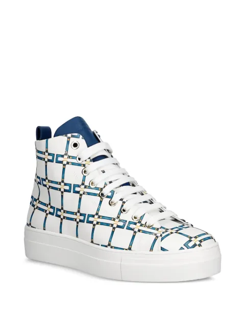 Elisabetta Franchi La Mia Bambina Gemusterte High-Top-Sneakers