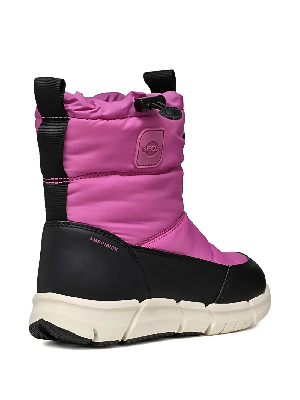 Geox Kids quilted pull-on ankle boots Roze