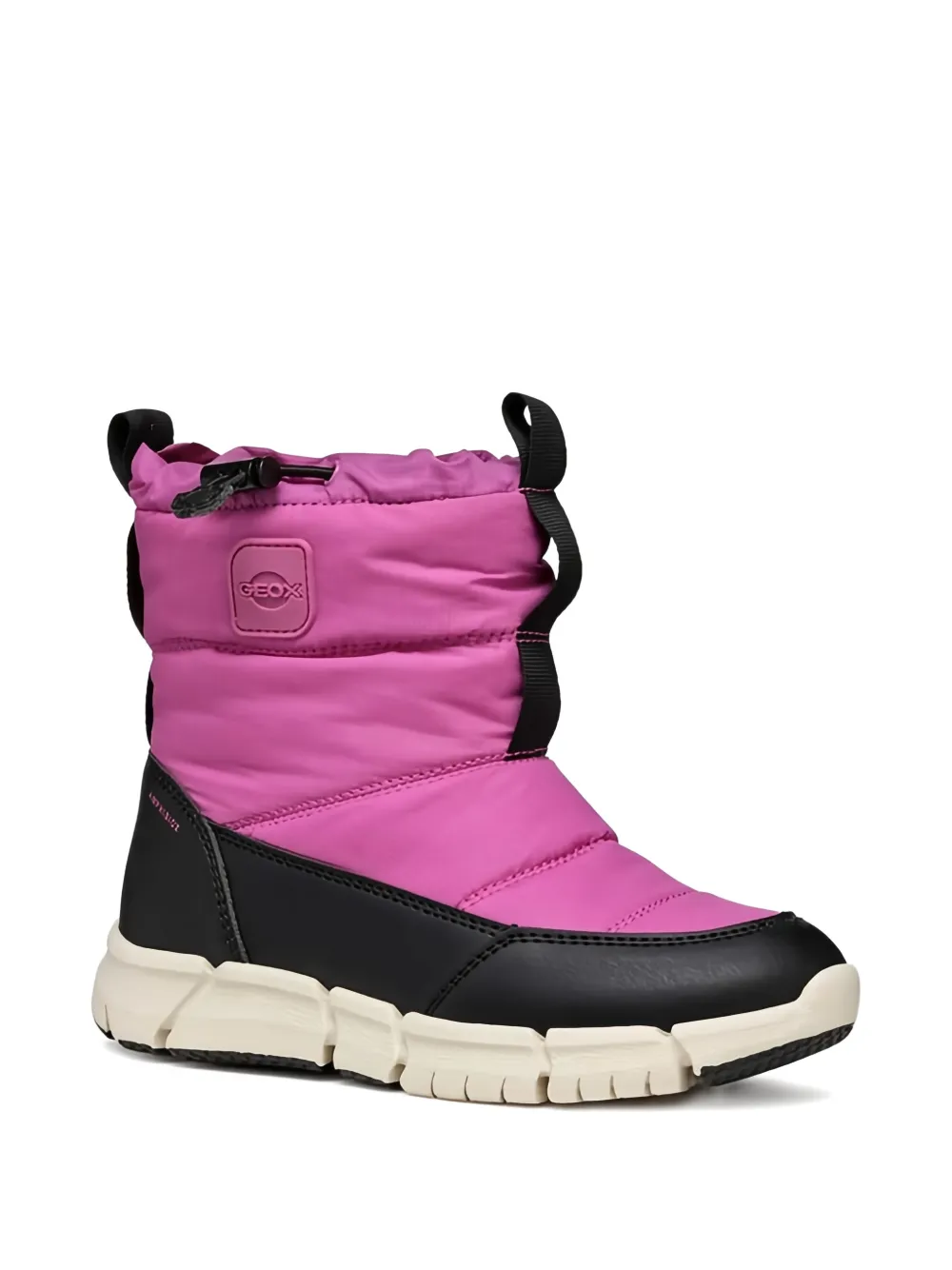 Geox Kids quilted pull-on ankle boots Roze