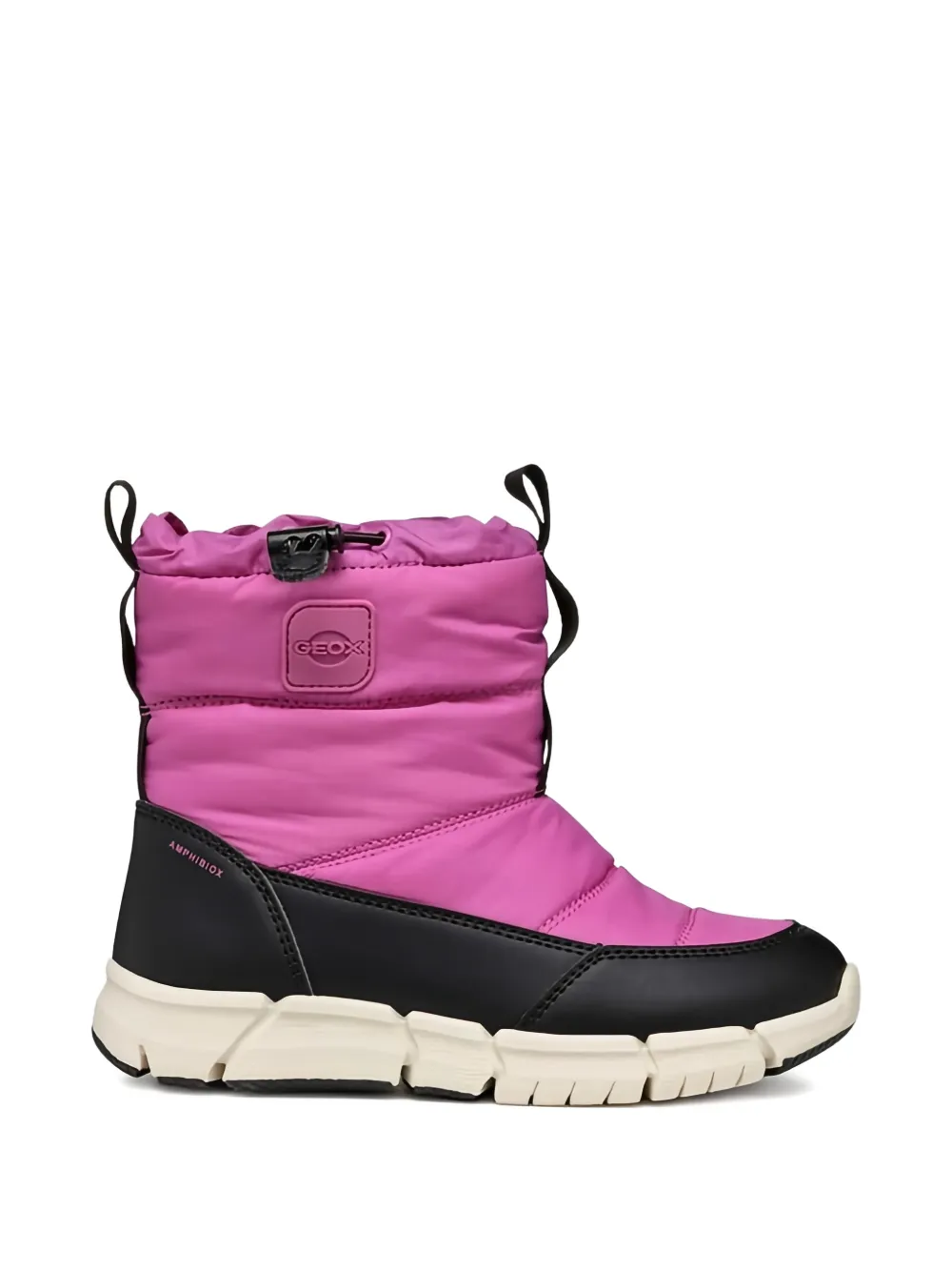Geox Kids quilted pull-on ankle boots Roze