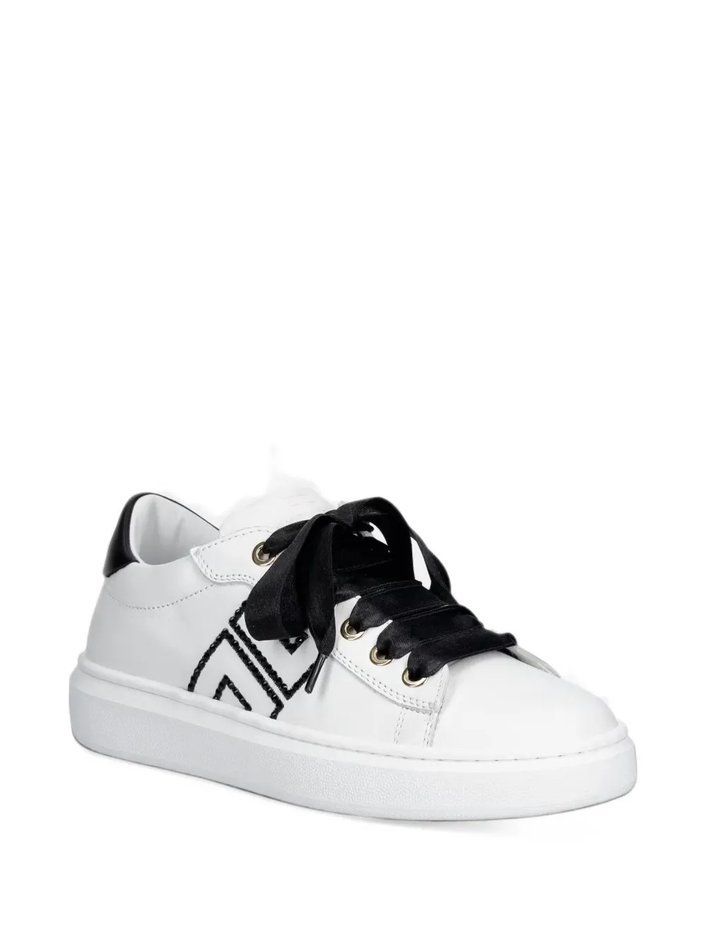 Elisabetta Franchi La Mia Bambina Sneakers con logo - Bianco