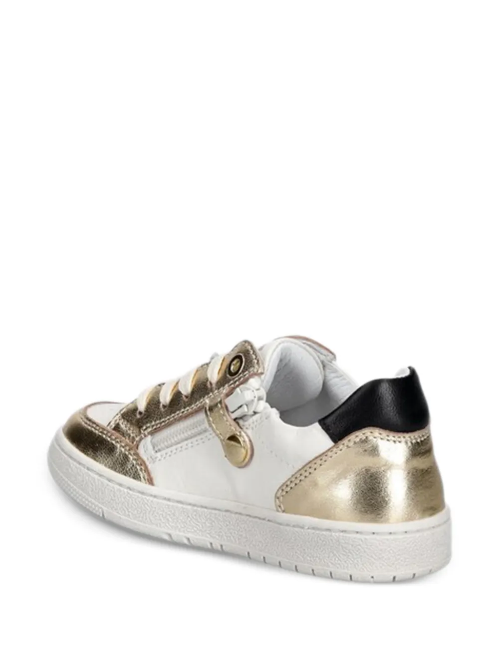 Elisabetta Franchi La Mia Bambina leather sneakers Goud