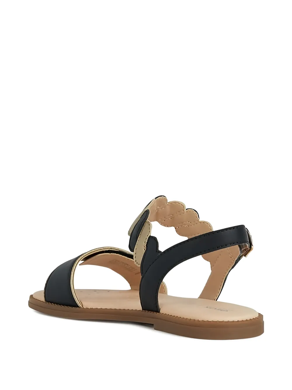 Geox Kids Gewelfde sandalen met bandje Zwart