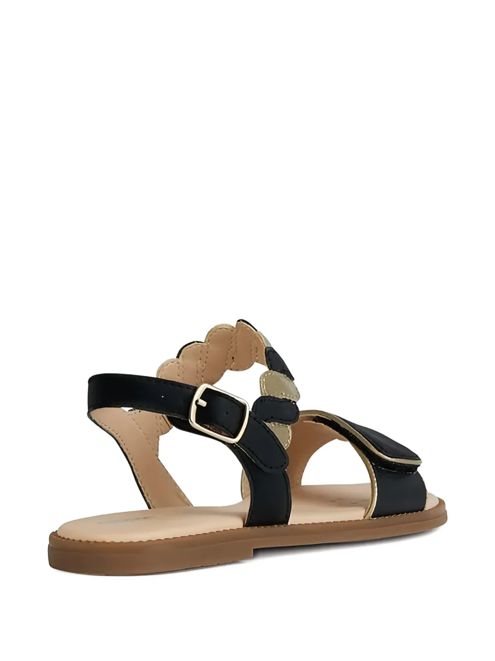 Geox Kids Gewelfde sandalen met bandje Zwart