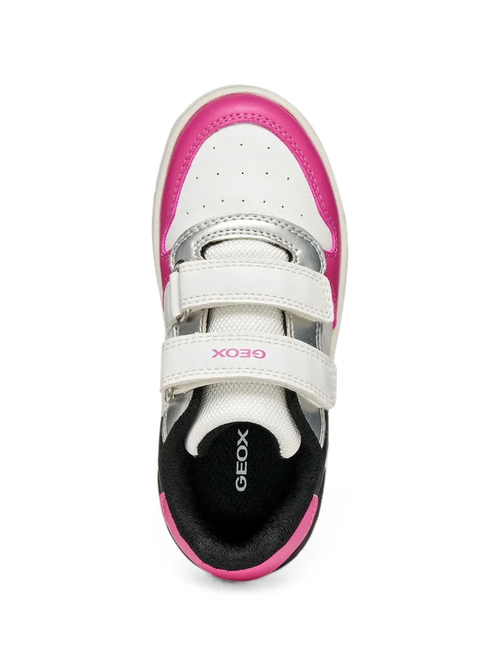 Geox Kids Washiba touch-strap sneakers Wit