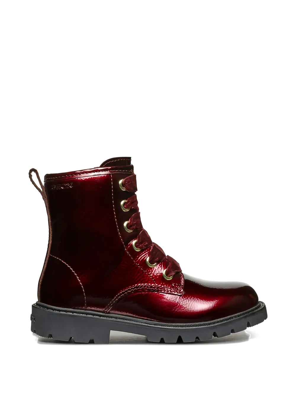 Geox Kids lace-up fastening boots Rood