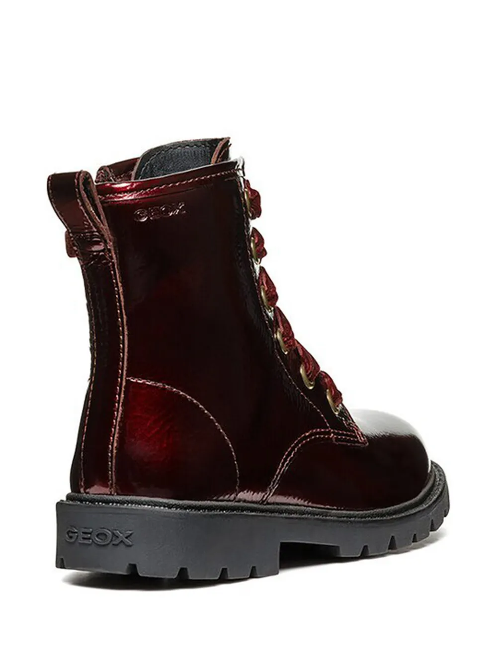 Geox Kids lace-up fastening boots Rood