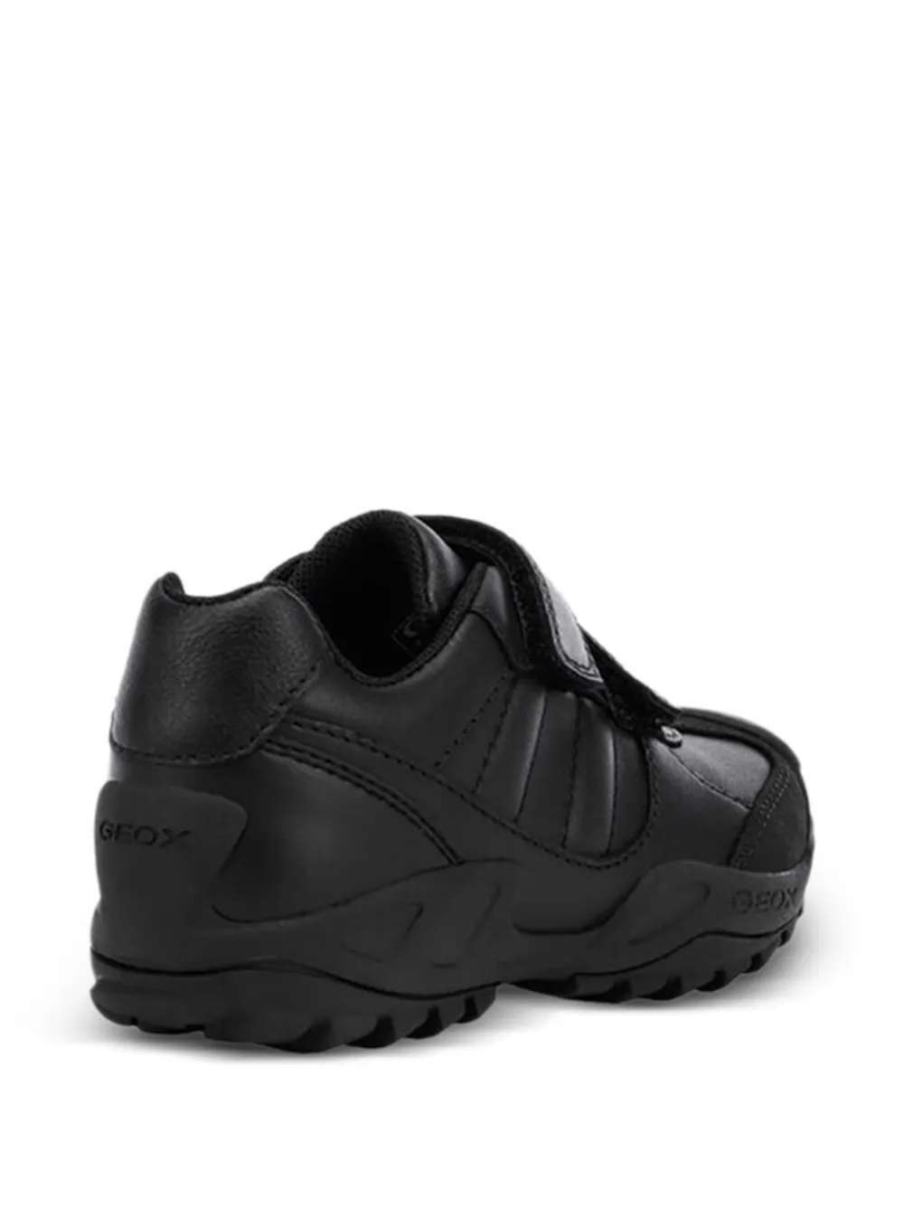 Geox Kids hook loop sneakers Zwart