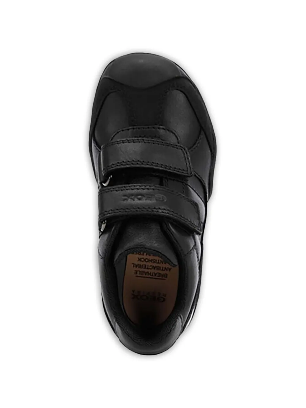 Geox Kids hook loop sneakers Zwart