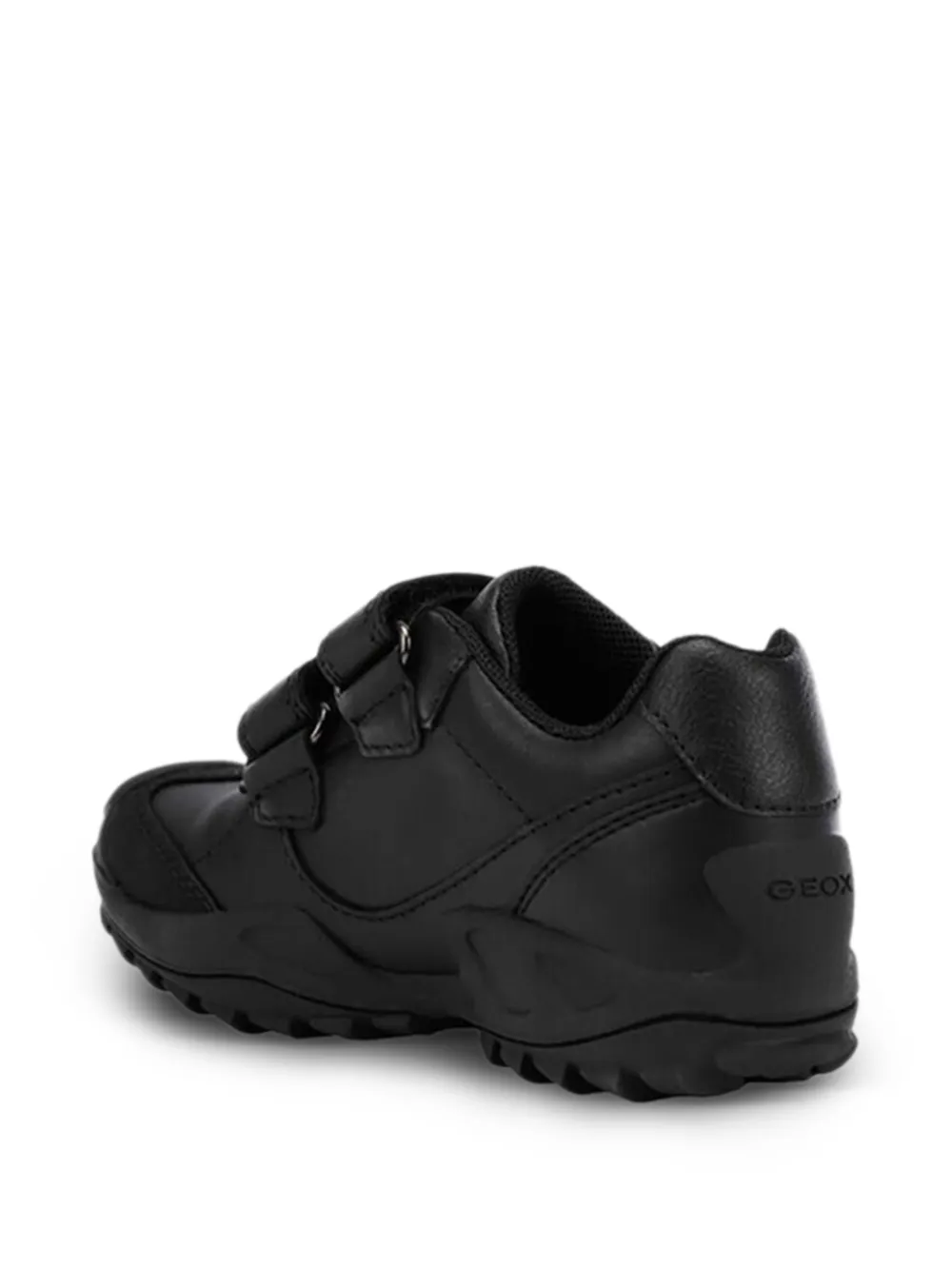 Geox Kids hook loop sneakers Zwart