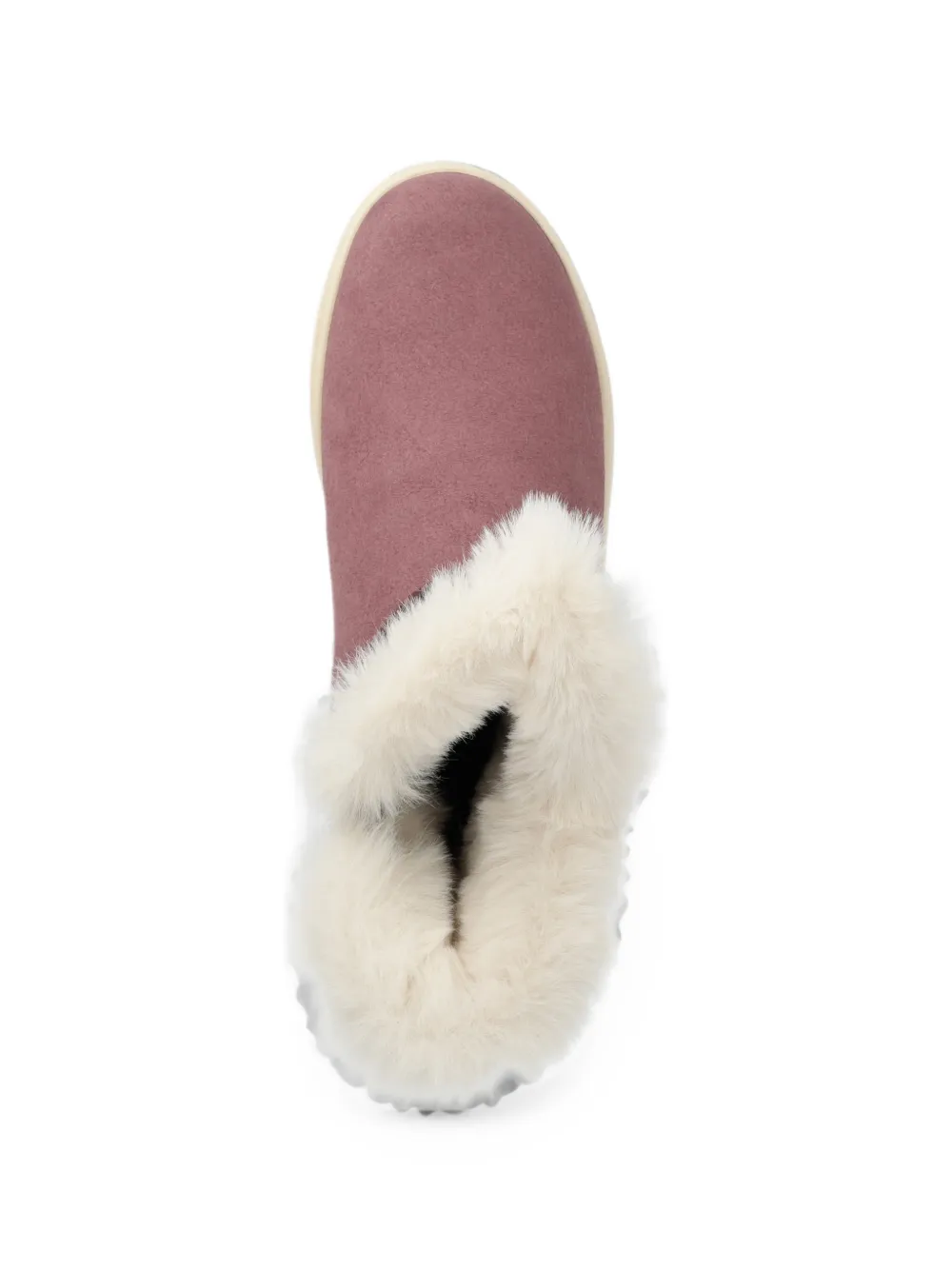 Geox Kids Theleven faux fur-trim boots Roze