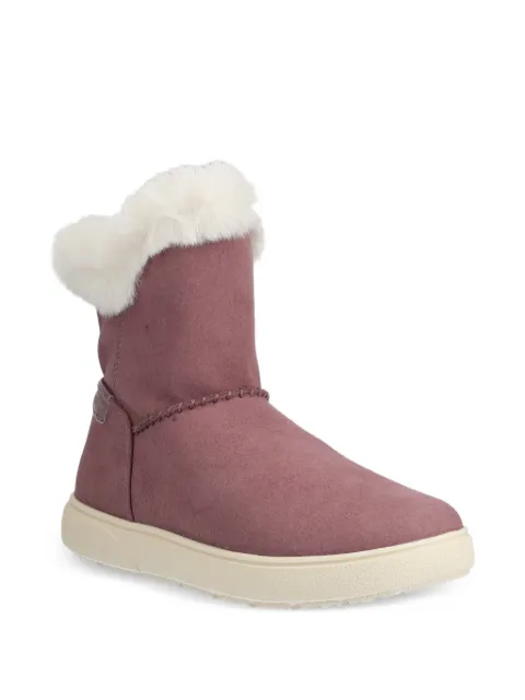 Geox Kids Theleven faux fur-trim boots