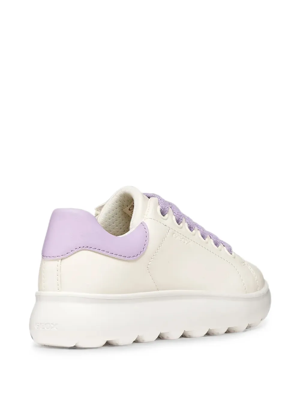 Geox Kids Puffypop sneakers met vlakken Beige