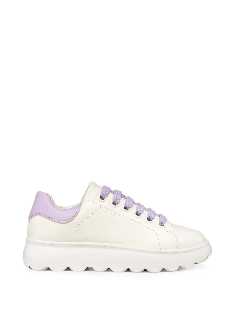 Geox Kids Puffypop sneakers met vlakken Beige