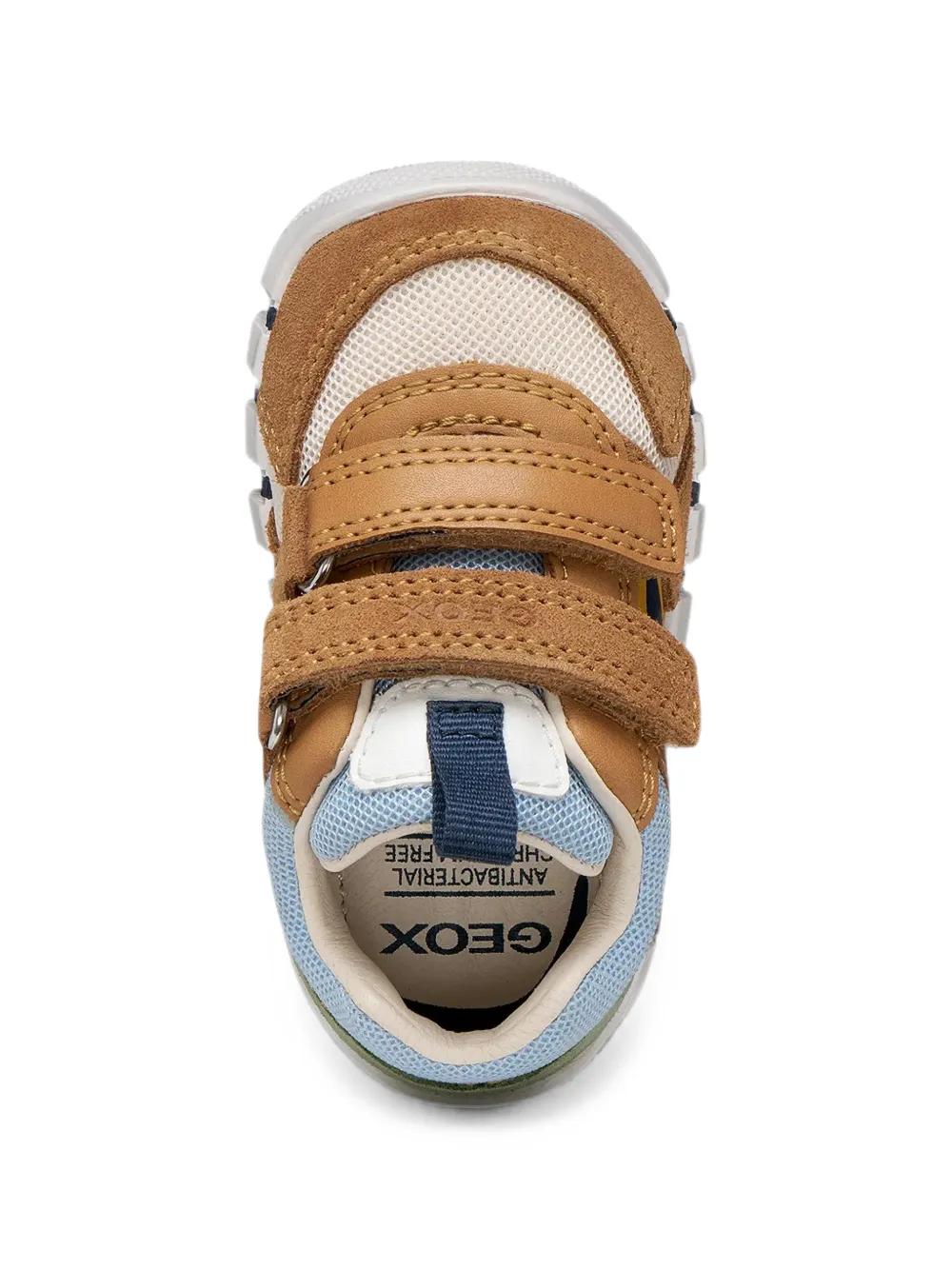 Geox Kids Iupidoo touch-strap sneakers Bruin