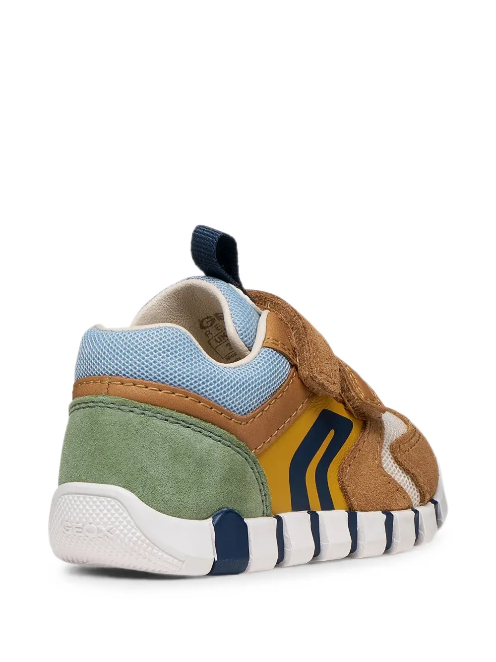 Geox Kids Iupidoo touch-strap sneakers Bruin