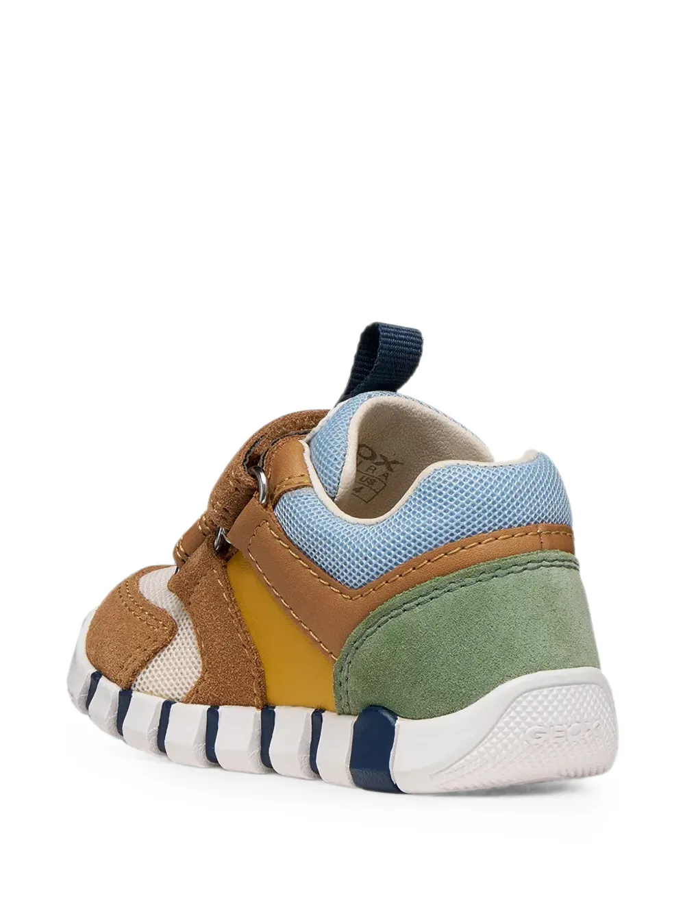 Geox Kids Iupidoo touch-strap sneakers Bruin