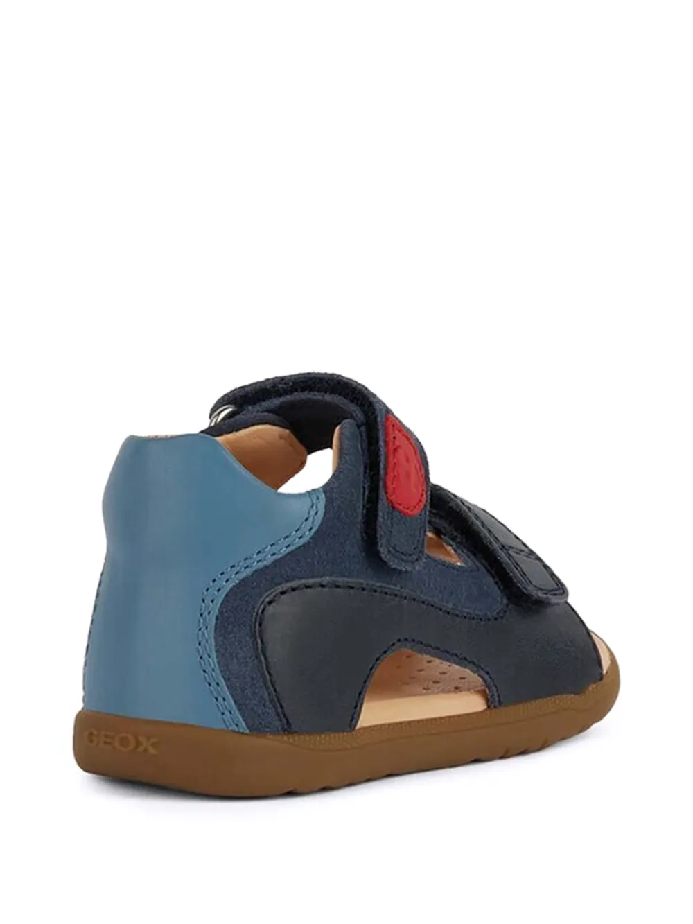 Geox Kids Macchia leather sandals Blauw