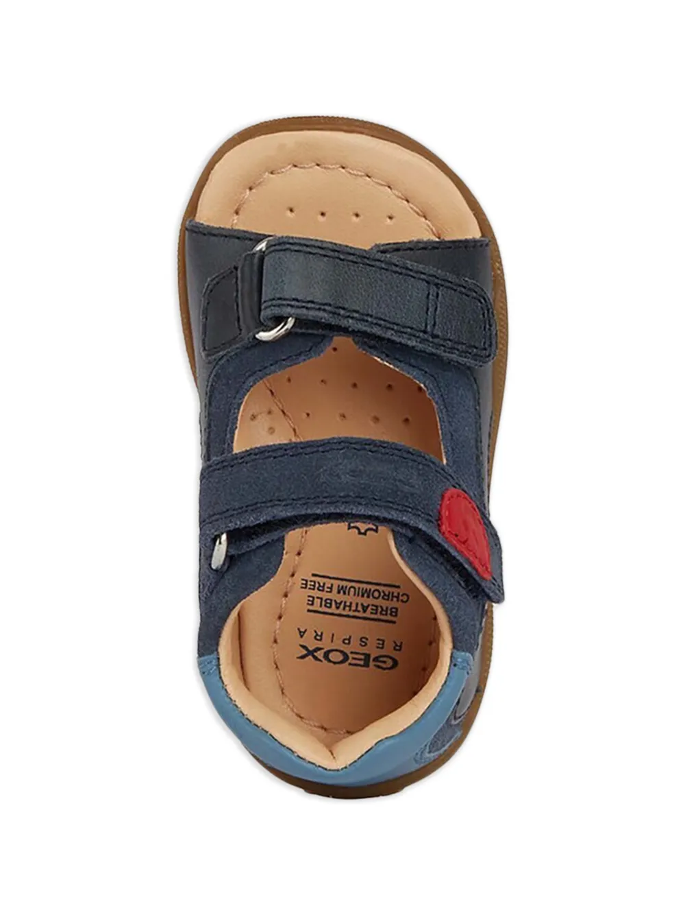 Geox Kids Macchia leather sandals Blauw
