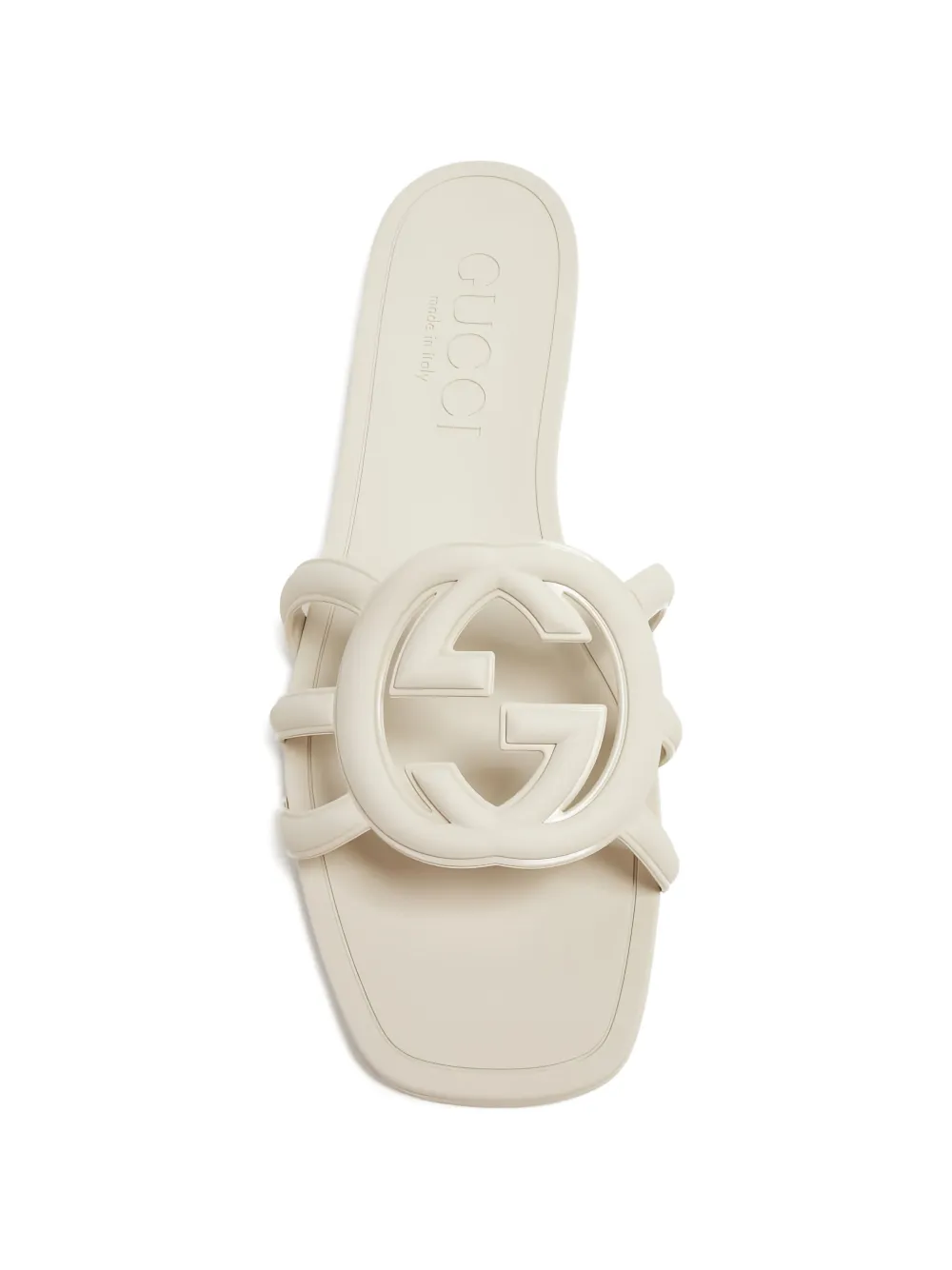 Gucci Sandalen met logo Beige