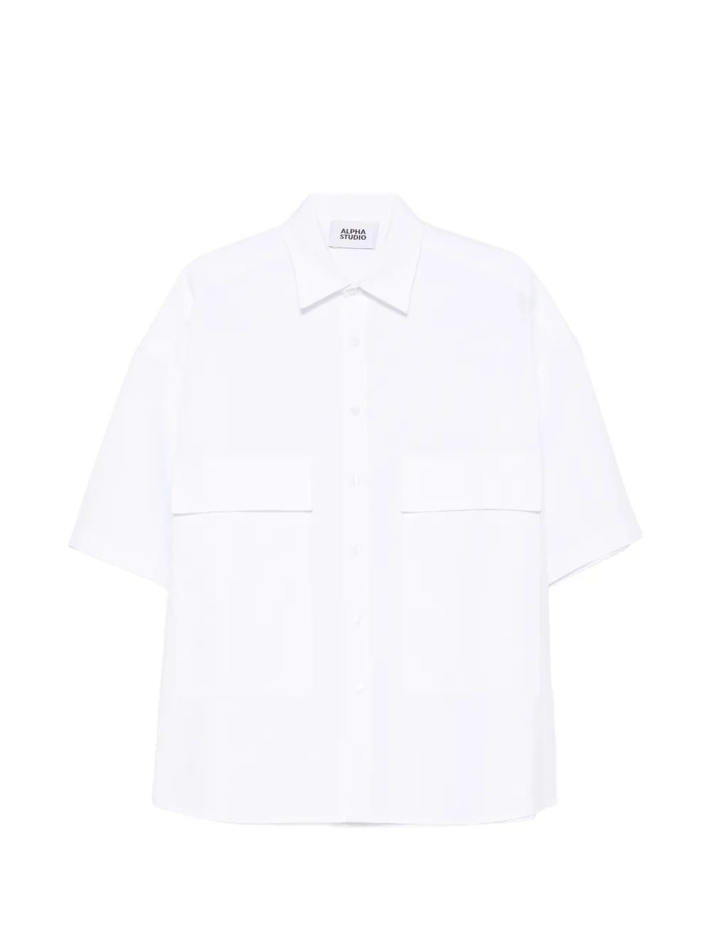 ALPHA STUDIO рубашка с карманами | белый