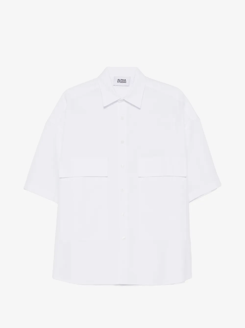 ALPHA STUDIO flap-pocket shirt | White | Image 1