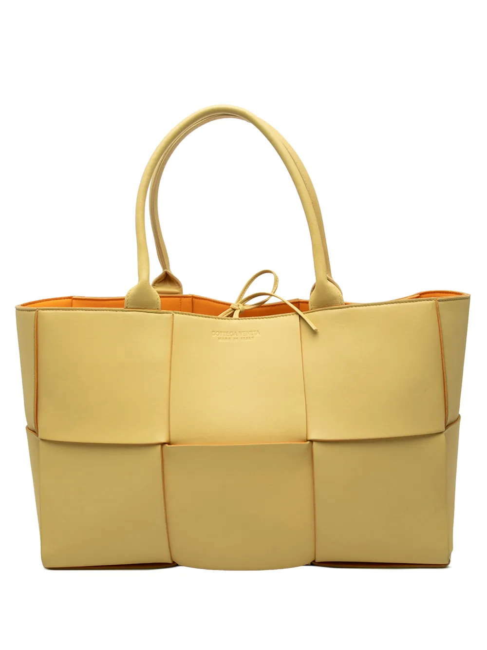 Bottega Veneta Pre-Owned 2012-2025 Medium Nappa Maxi Intrecciato Arco tote bag - Giallo