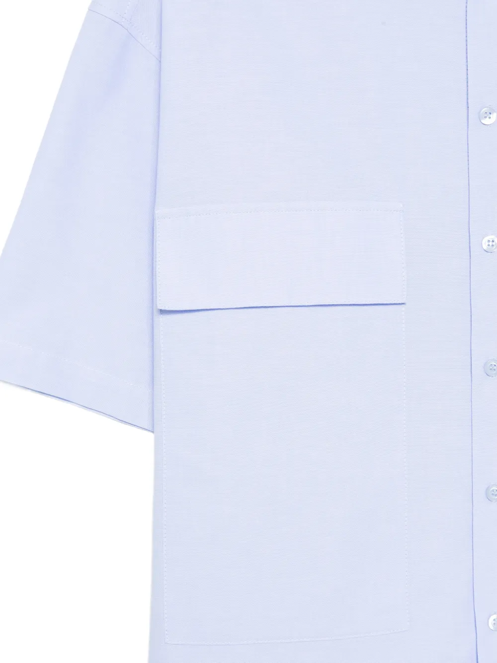 Alpha Studio Flap-pocket Shirt In Blue