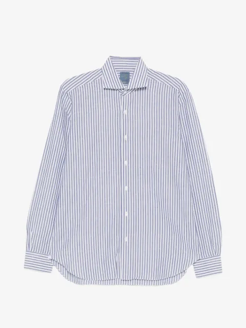 Barba camisa con rayas estampadas