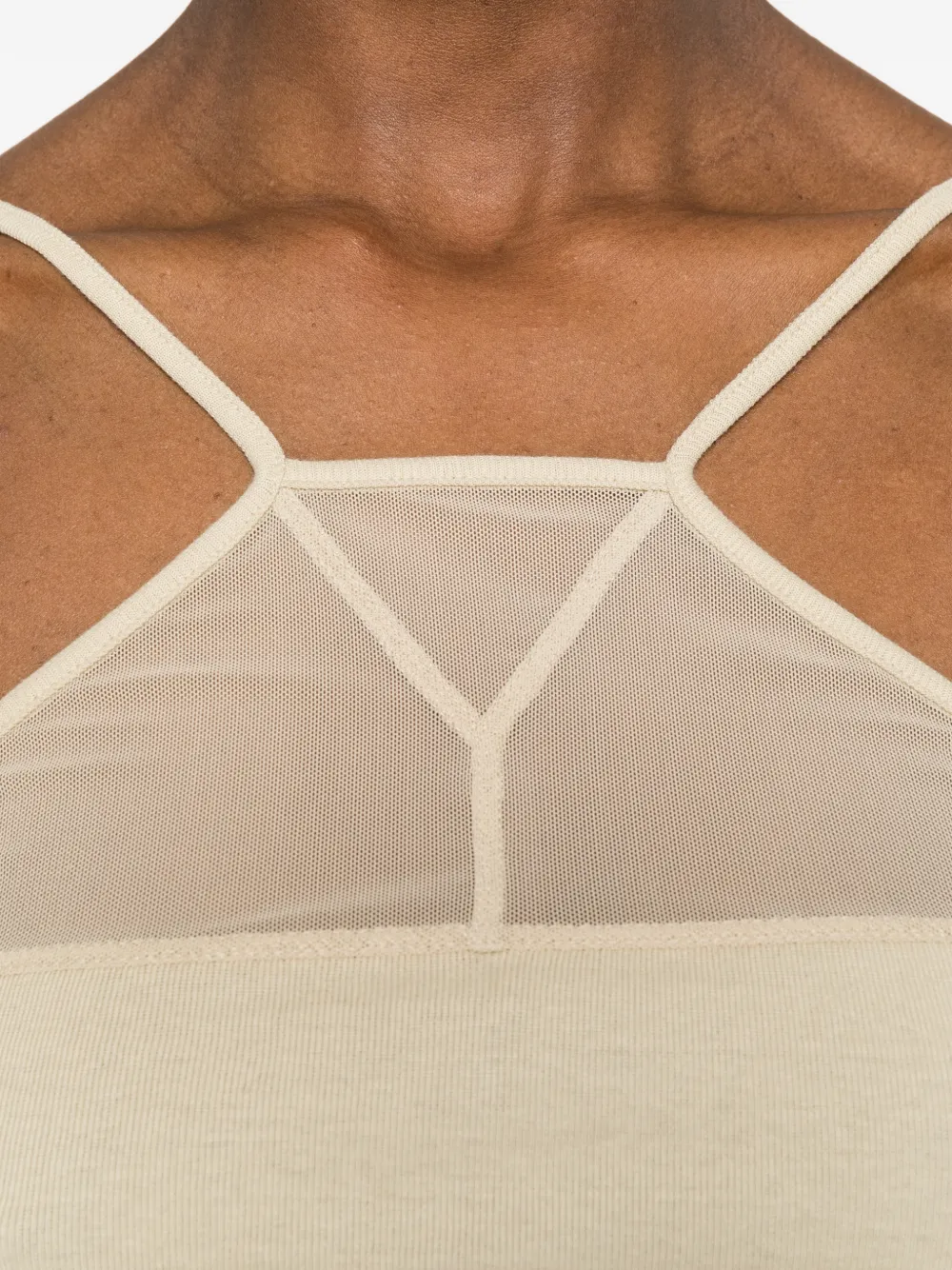 Rick Owens SL Combo tanktop Beige