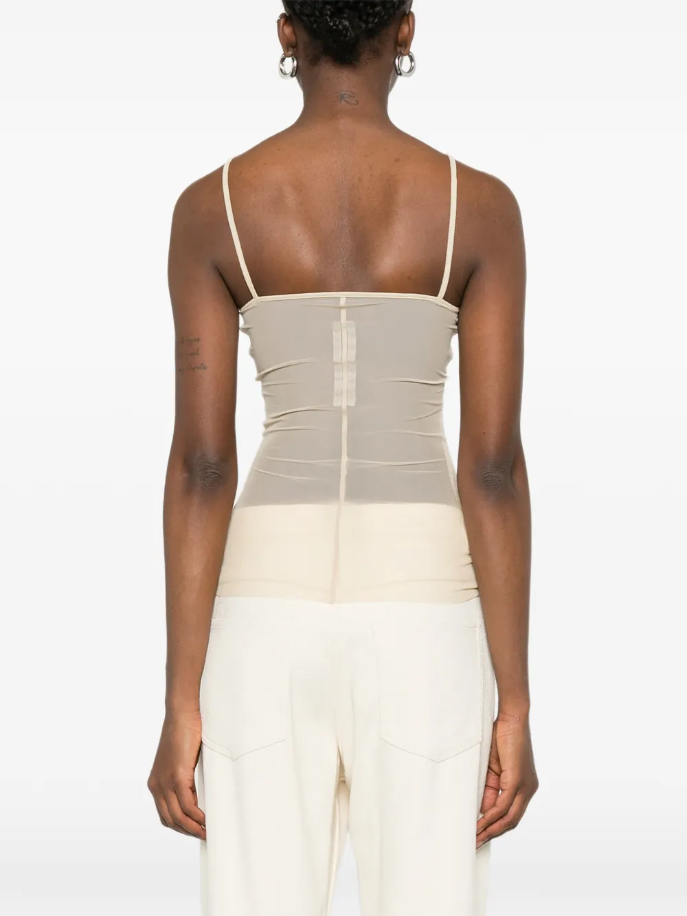 Rick Owens SL Combo tanktop Beige