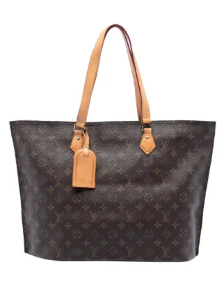 Louis Vuitton Pre-Owned 2017 Monogram All-In MM Tote Bag | Brown