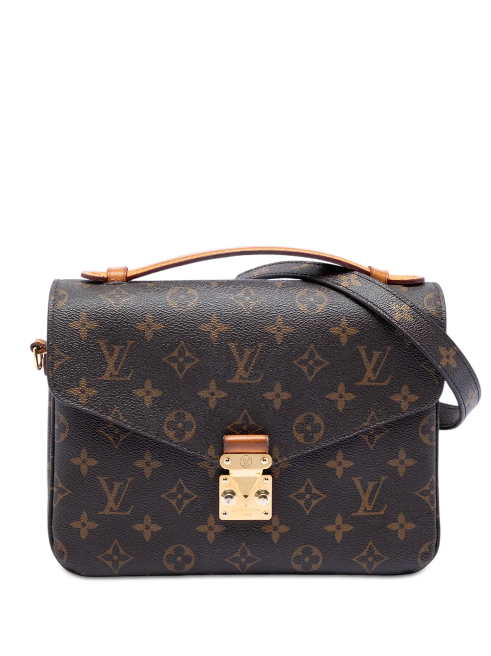 Louis Vuitton Pre-Owned 2015 Monogram Pochette Metis satchel - Marrone