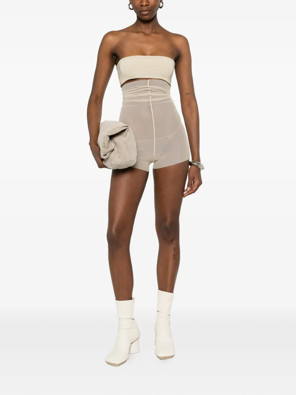 Rick Owens Corrigerende shorts Beige