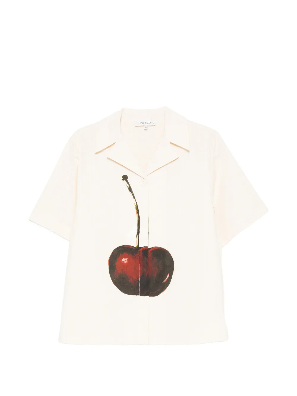 Stine Goya cherries-print shirt - Toni neutri