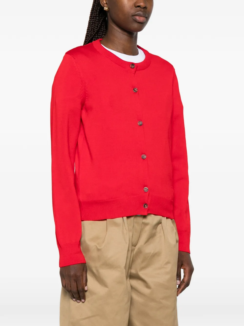  A.p.c. Cárdigan Con Botones - Rojo 