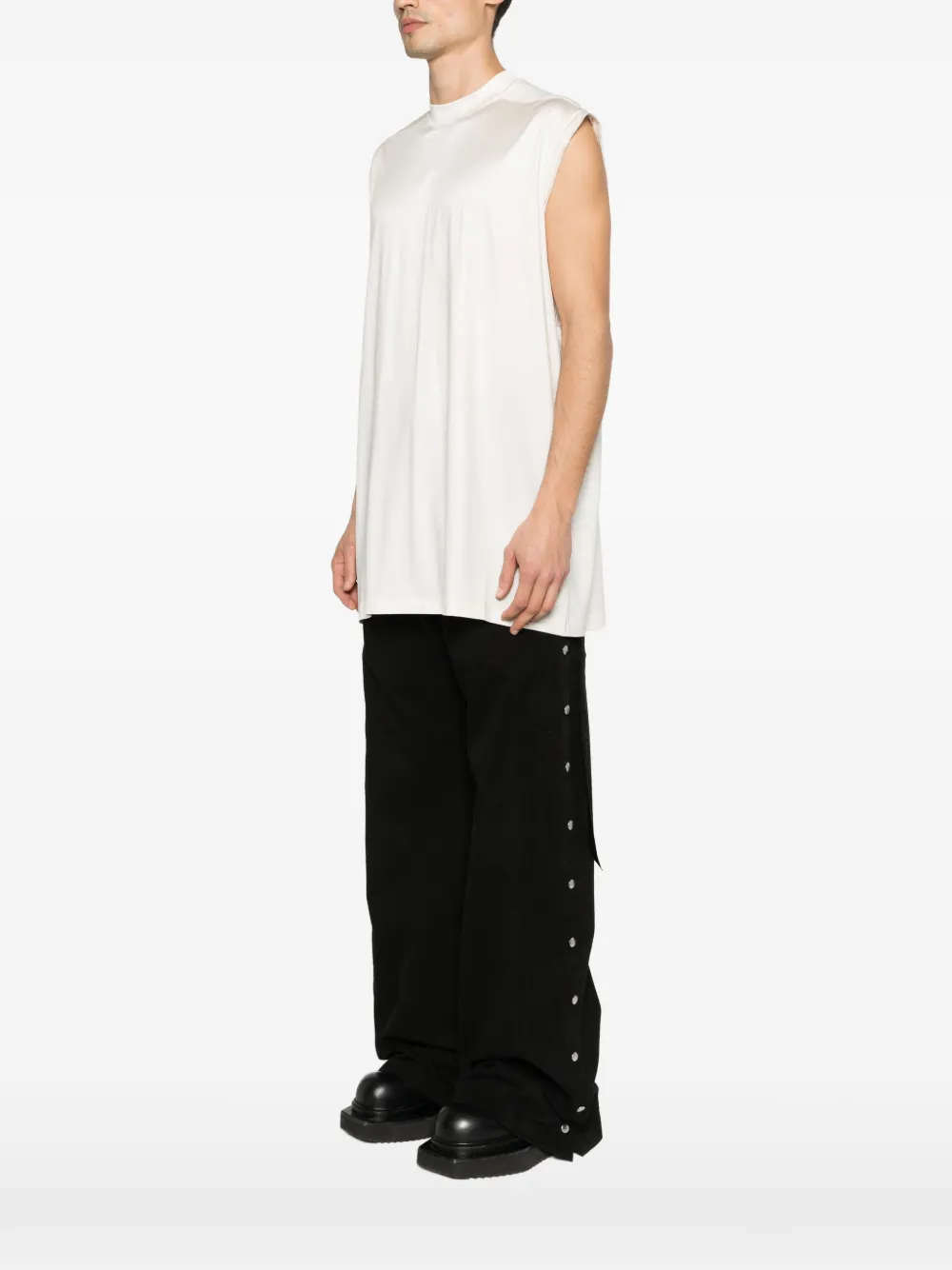 Rick Owens DRKSHDW T-shirt met ronde hals Beige