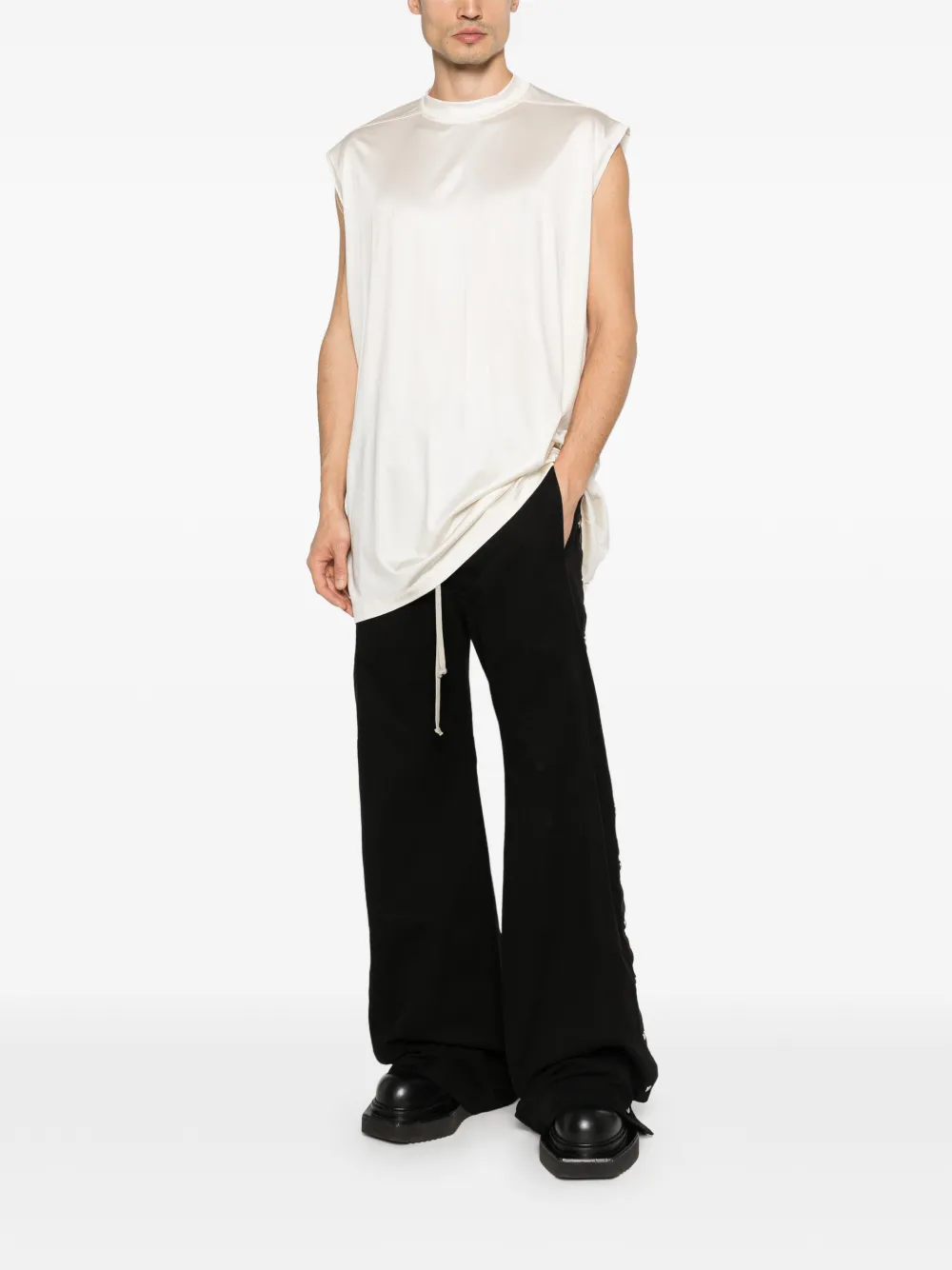 Rick Owens DRKSHDW T-shirt met ronde hals Beige