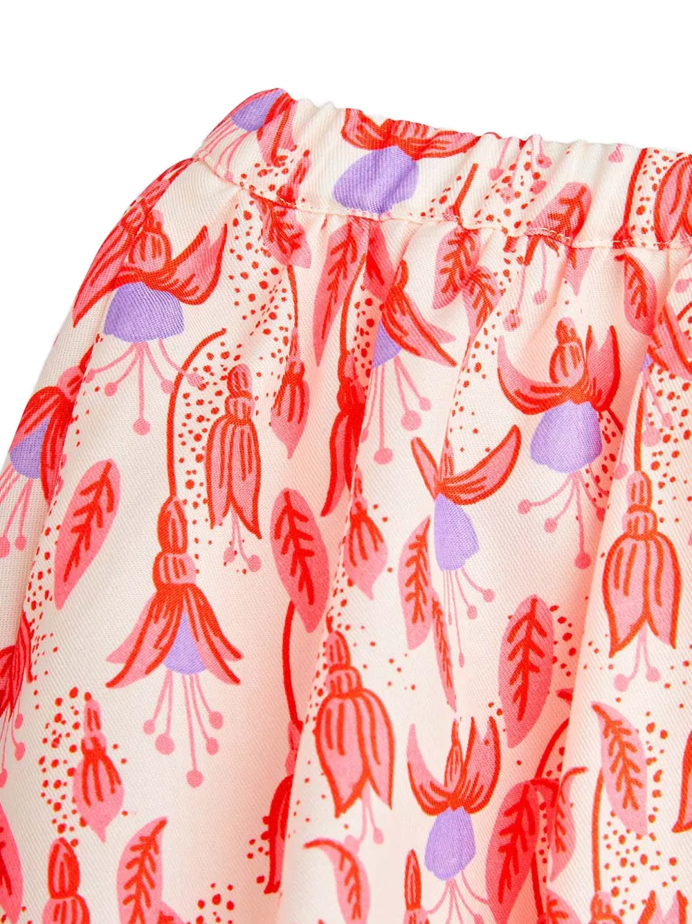 Mini Rodini floral skirt Rood