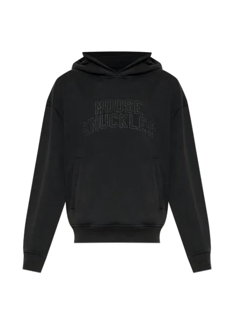 Moose Knuckles logo-detail hoodie