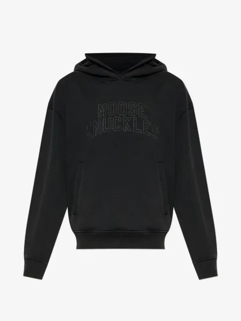 Moose Knuckles logo-detail hoodie