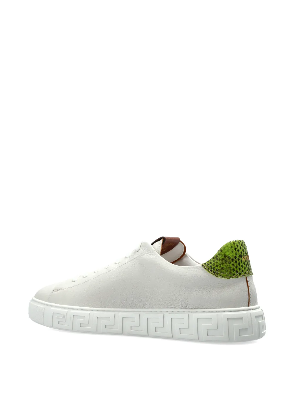 Versace Sneakers met Greca-patroon Wit