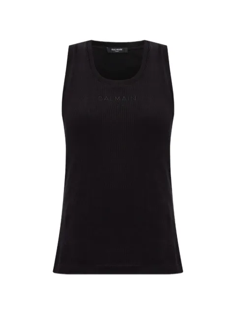 Balmain リブ タンクトップ