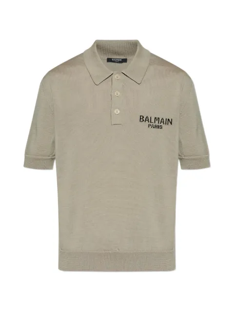 Balmain logo-detail polo shirt