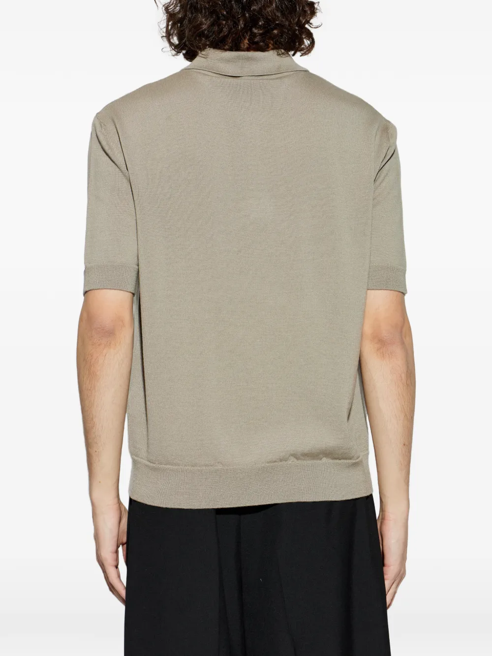 Balmain Poloshirt met logo Beige