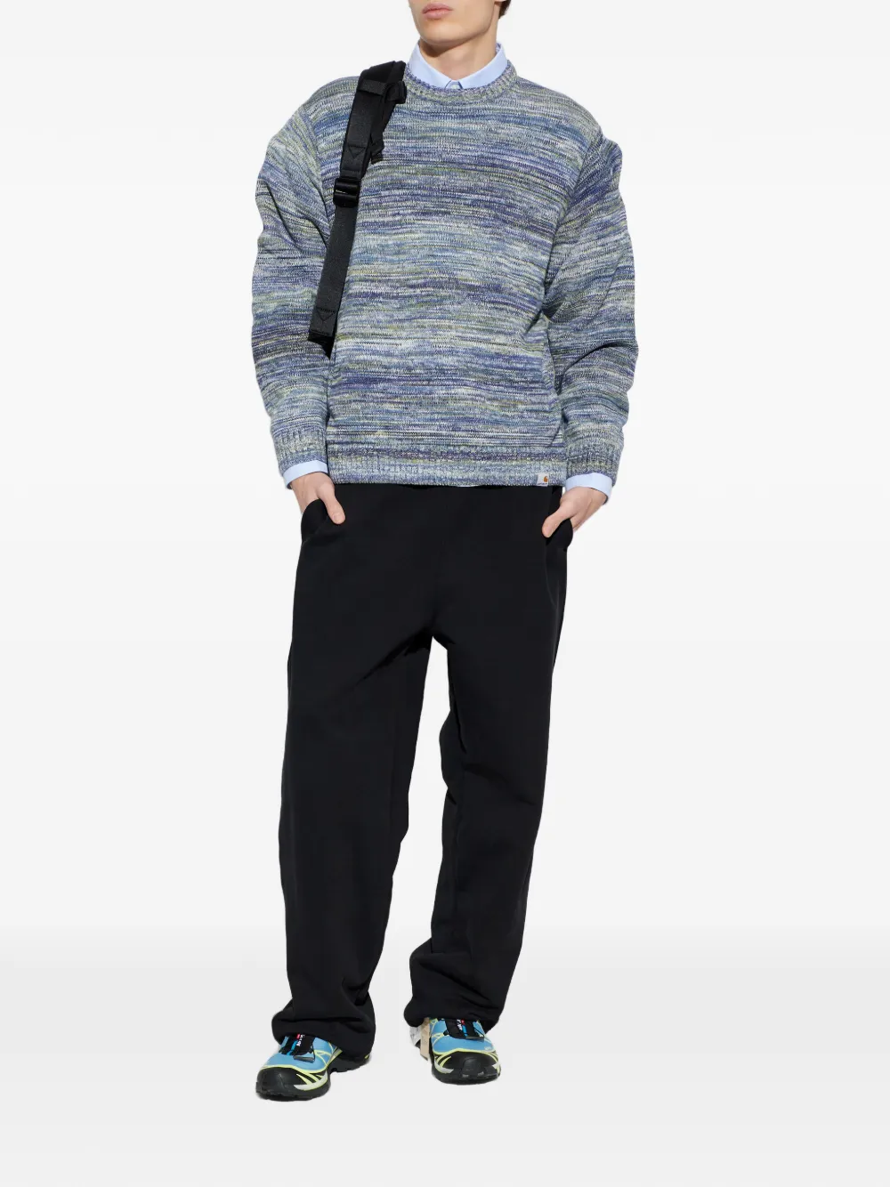  Carhartt Wip Striped Sweater - Blue 