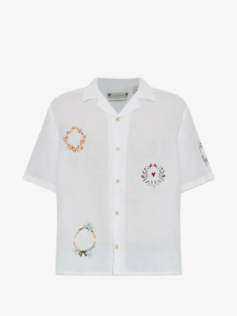 AllSaints Camicia con ricamo