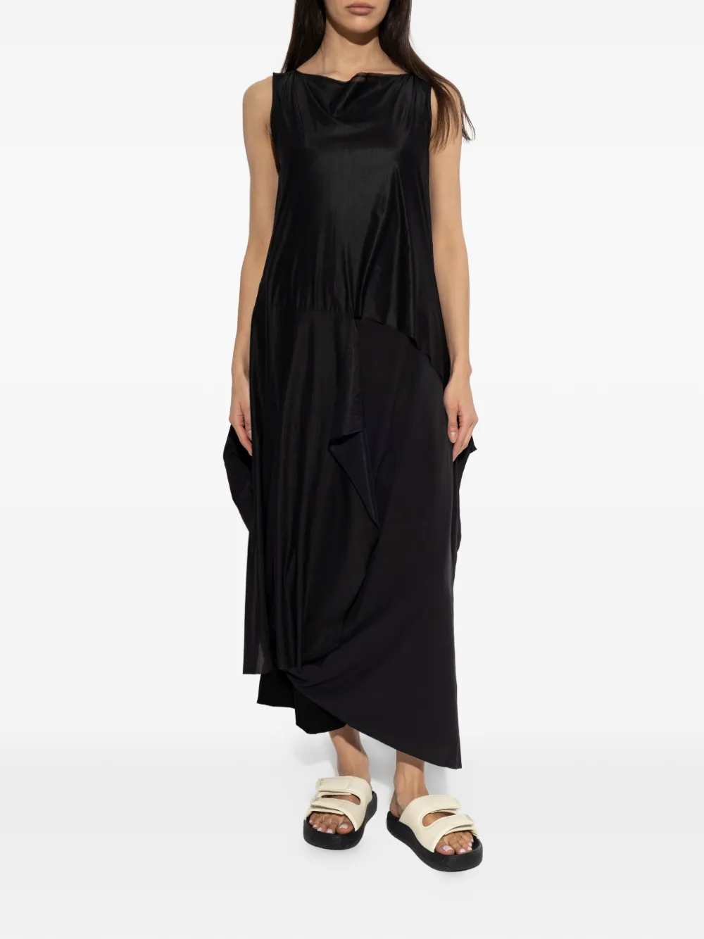  Y-3 Draped Dress - Black 