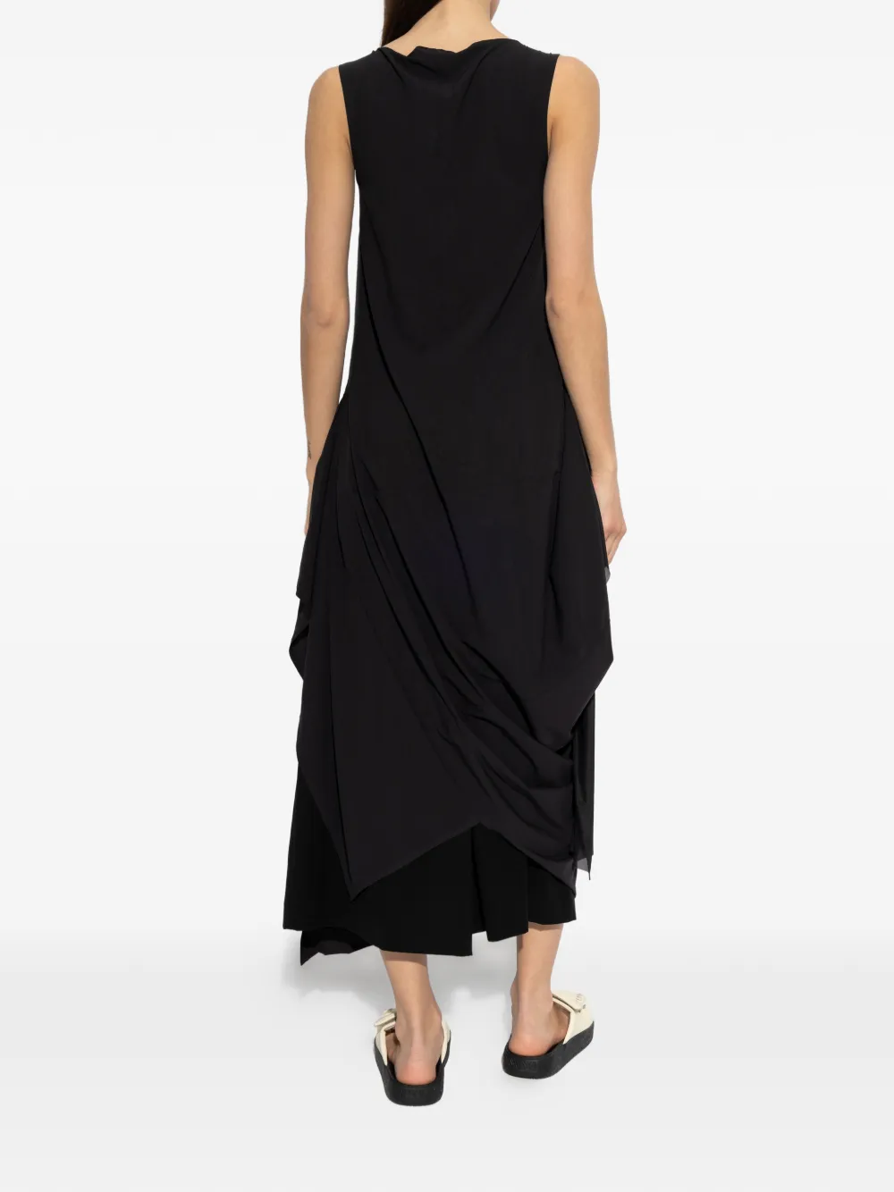  Y-3 Draped Dress - Black 