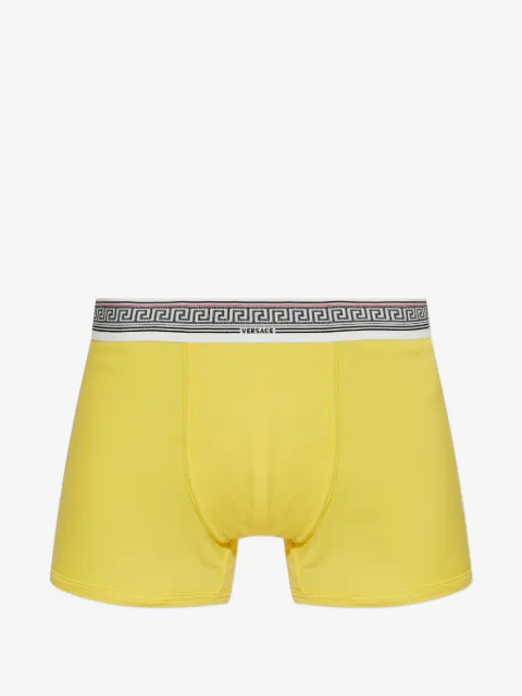 Versace bóxer con motivo en la pretina
